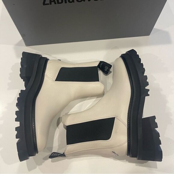 Zadig & Voltaire Chelsea Ride Boots NEW Size 37 - Picture 6 of 12